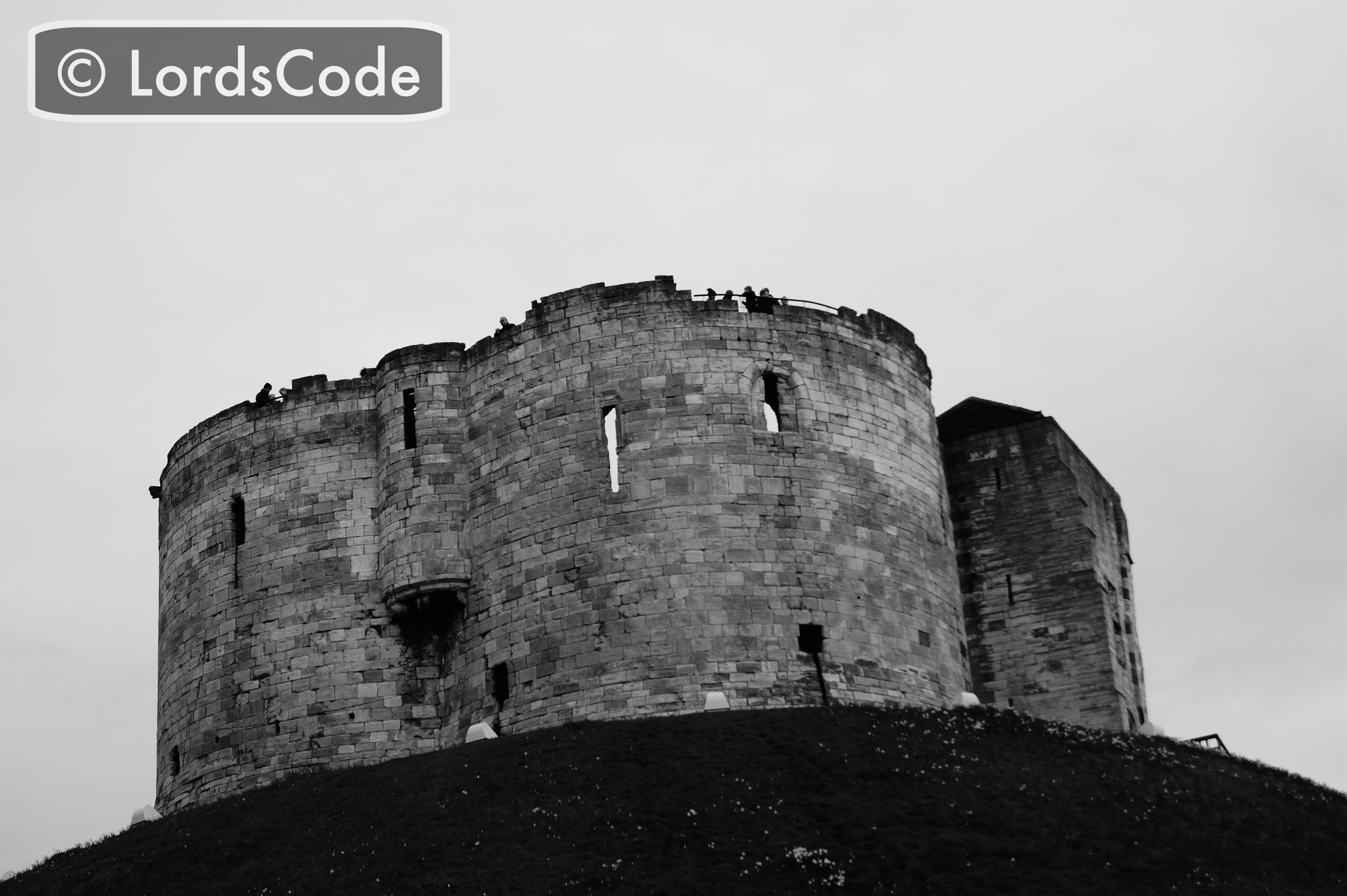 Cliffords Tower York Black And White.jpeg